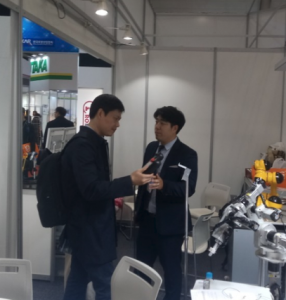 Customer meeting about robot motion controller